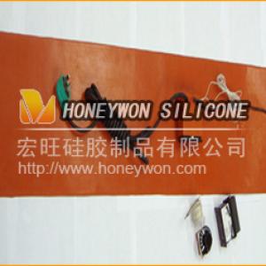 Silicone rubber flexible heating belt blanket heaters